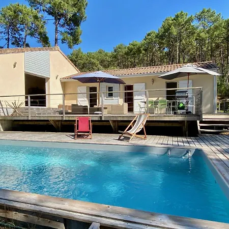 Les Mimosas With Pool And Fantastic Views Holiday home Lacanau